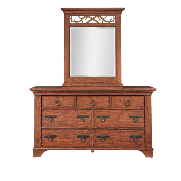 Dick Idol Collection Aspen II Traditional Wooden 7Drawer Horizontal